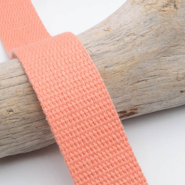 30MM Blush Cotton Webbing - Maison Klem